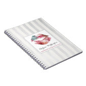 口紅ディストリビューター水カラーキス パーソナライズされた ノートブック (右側)