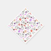 口紅パターン スタンダードカクテルナプキン (角)