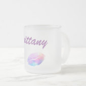 口紅ファンシープリント フロストグラスマグカップ (正面右)