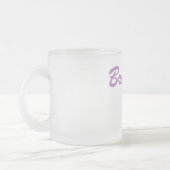 口紅ファンシープリント フロストグラスマグカップ (左)