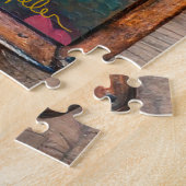 口紅フラワーズスチームパンクシリーズハート ジグソーパズル (側面)