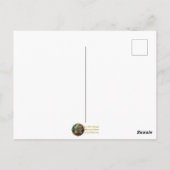 口紅フラワーズスチームパンクシリーズハート ポストカード (裏面)