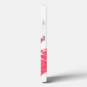 口紅プリントピンクリップステイン白黒かわいい Case-Mate iPhoneケース (裏面 / 左)