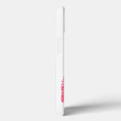 口紅プリントピンクリップステイン白黒かわいい Case-Mate iPhoneケース (裏面 / 右)