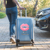 口紅プリントピンクリップステイン シール (スーツケースインサイチュ)