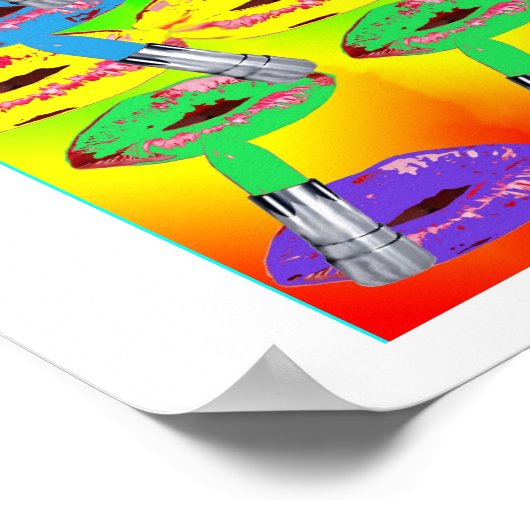 口紅ポスター ポスター (角)