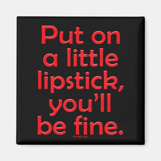 口紅マグネット マグネット (正面)