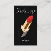 口紅メイクアップアーティスト 名刺 (正面)