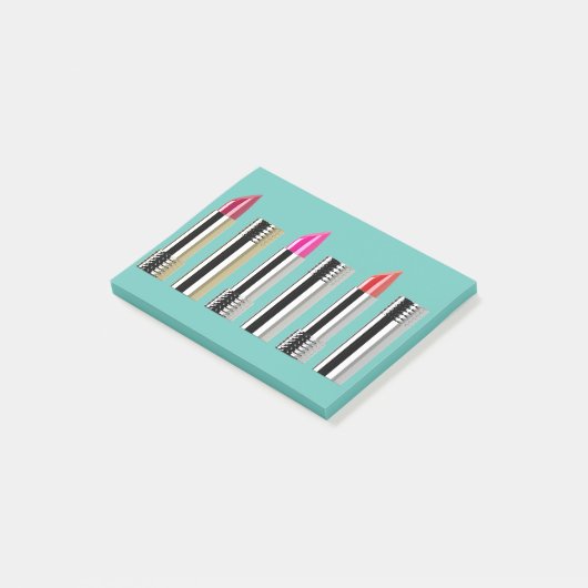 口紅メモ ポストイット (アングル)