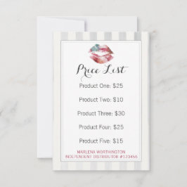 口紅卸売価格リスト 水彩カード