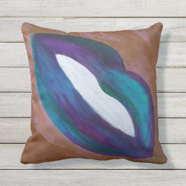 口紅抽象芸術 |リップガーリーキスXOXO Diva Glam アウトドアクッション