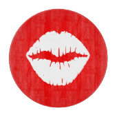 口紅赤と白剤 カッティングボード (正面)