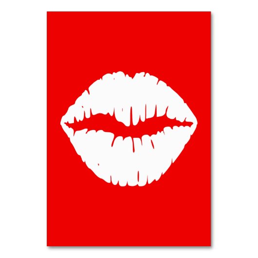 口紅赤と白剤 テーブルナンバー (正面)