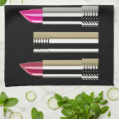 口紅 キッチンタオル (折り畳み)