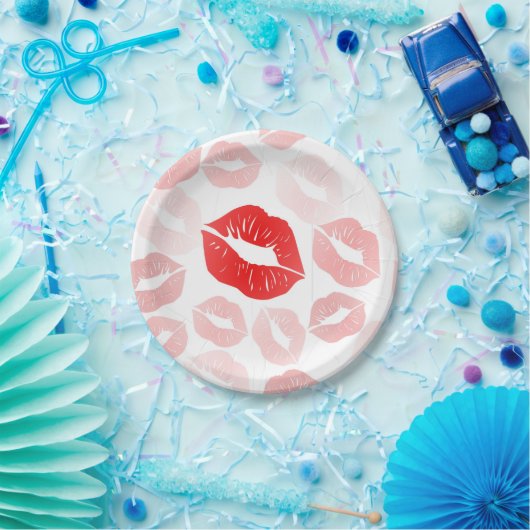 口紅 ペーパープレート (パーティー)