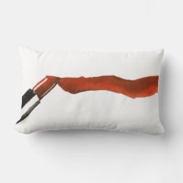 口紅 ランバークッション