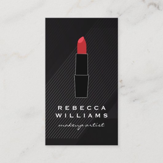 口紅 | 美しい化粧品 名刺 (正面)