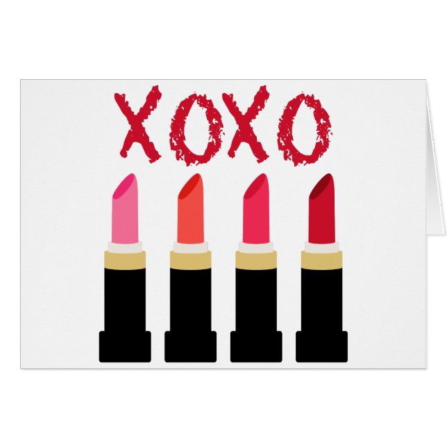 口紅XOXOのボーダー (正面横)