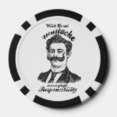 口素晴らしひげ来の責め。 ポーカーチップ (裏面)