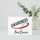 口腔がん認識度3 ポストカード (スタンド正面)