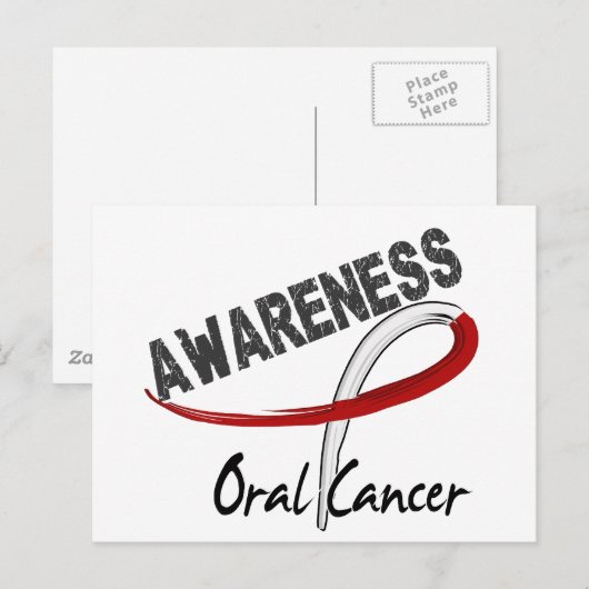 口腔がん認識度3 ポストカード (正面/裏面)