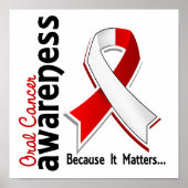 口腔がん認識度5 ポスター (正面)