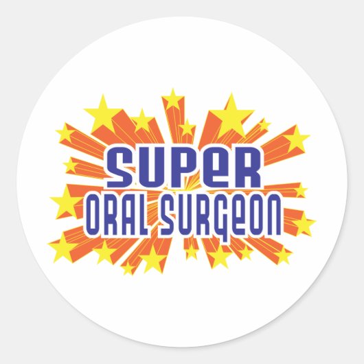 口腔すごい外科医 ラウンドシール (正面)