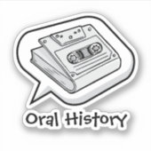 口腔の歴史 シール (正面)