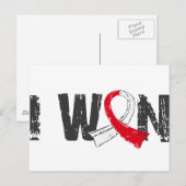 口腔ガンで勝った ポストカード (正面/裏面)