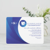 口腔ケア卒業招待状 招待状 (スタンド正面)