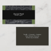 口腔外科医の名刺-プロフェッショナル 名刺 (正面/裏面)