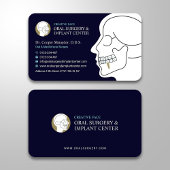 口腔外科、インプラントセンター、上顎顔面スカル 名刺