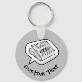 口腔履歴キーチェーン キーホルダー (正面)