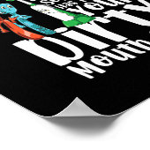 口腔衛生保士清潔歯科医 ポスター (角)