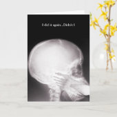 口腔足X線謝罪 カード (黄色い花)