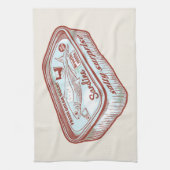 口臭おもしろいイワシ錫 キッチンタオル (縦)