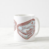 口臭おもしろいイワシ錫 コーヒーマグカップ (正面右)