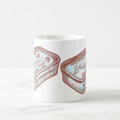 口臭おもしろいイワシ錫 コーヒーマグカップ (中央)