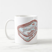 口臭おもしろいイワシ錫 コーヒーマグカップ (左)