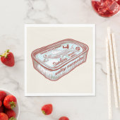 口臭おもしろいイワシ錫 スタンダードランチョンナプキン (インサイチュ)