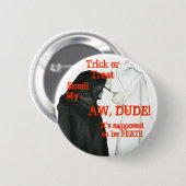 口臭 缶バッジ (正面&裏面)