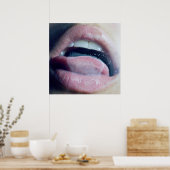 口舐め蒸気ポスター ポスター (キッチン)