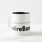 口論のマグを退職させて下さい ツートーンマグカップ (正面左)