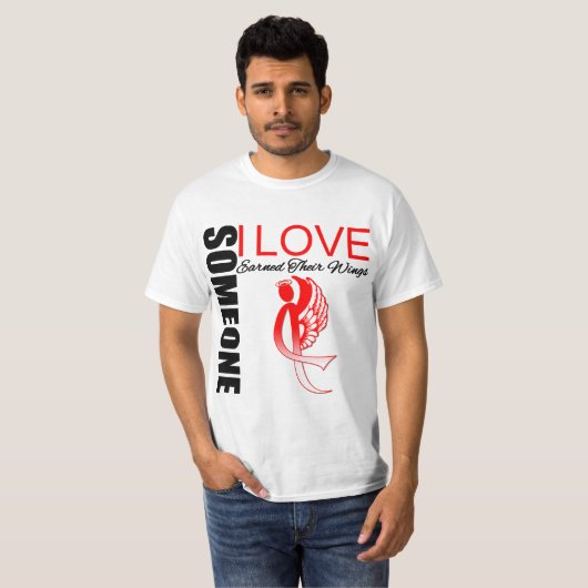 口頭蟹座は誰かI愛彼女の翼を得ました Tシャツ (正面フル)