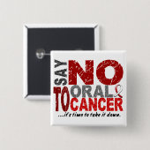 口頭蟹座1を拒否して下さい 缶バッジ (正面&裏面)