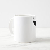 口髭コーヒーカップ コーヒーマグカップ (正面左)