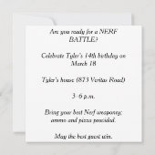 古いс誕生日パーティアート 招待状 (裏面)