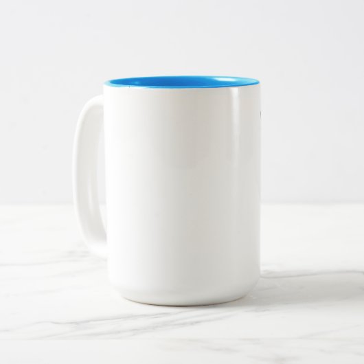 古いおたくはツートーン大きいマグを見直します ツートーンマグカップ (正面左)