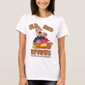 古いおたくは女性のワイシャツを見直します Tシャツ (正面)