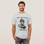 古いおもしろいギリシャ語のmeh十分に良い中産薬 tシャツ (正面フル)